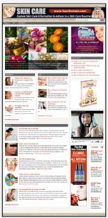 Skin Care Niche Website