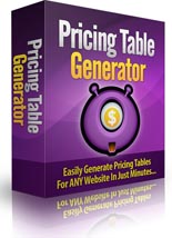 Pricing Table Generator